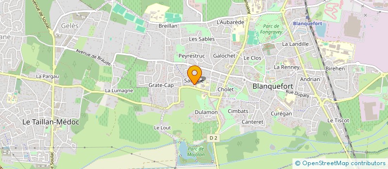 localisation de l'entreprise MADAME FLAVIE HERVE à BLANQUEFORT
