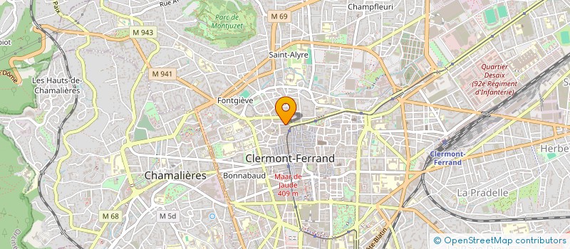 localisation de l'entreprise MADAME FLAVIE HEULINE  CLERMONT-FERRAND