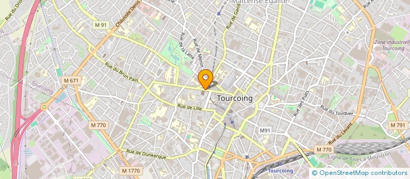 localisation de l'entreprise MADAME FLAVIE HUMEAU  TOURCOING