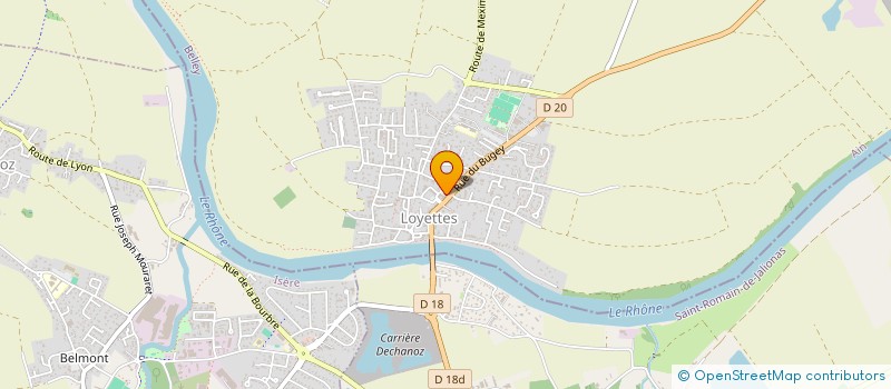 localisation de l'entreprise MADAME FLAVIE IBOKO  BRON