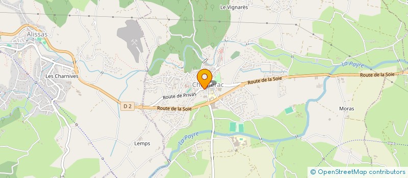 localisation de l'entreprise MADAME FLAVIE IGONNET  CHOMERAC