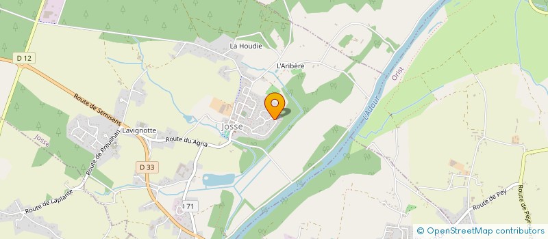 localisation de l'entreprise MADAME FLAVIE JALQUIN  JOSSE