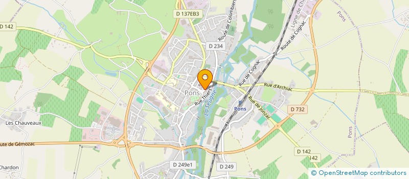 localisation de l'entreprise MADAME FLAVIE JOURDAIN  PONS