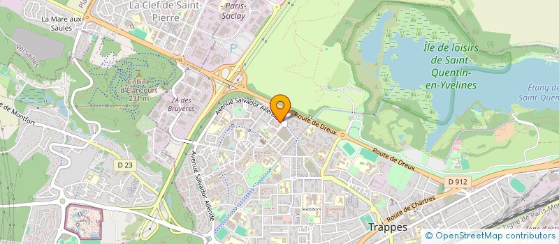 localisation de l'entreprise MADAME FLAVIE KOWALSKI  TRAPPES