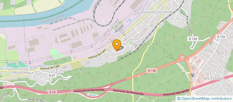 localisation de l'entreprise MADAME FLAVIE LANGLOIS  PETIT QUEVILLY (LE)