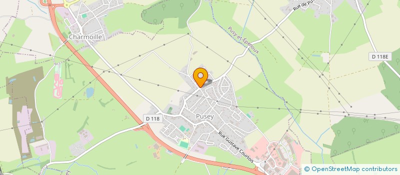 localisation de l'entreprise MADAME FLAVIE LASNIER  PUSEY