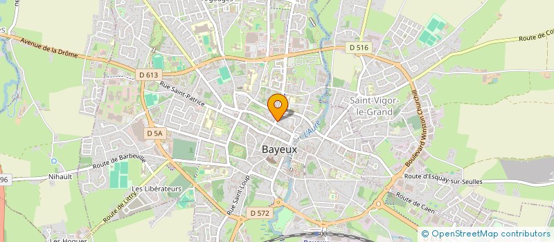 localisation de l'entreprise MADAME FLAVIE LEMOINE  BAYEUX