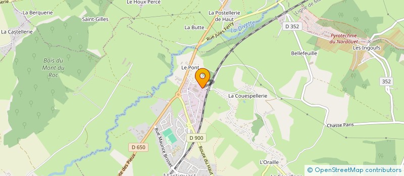 localisation de l'entreprise MADAME FLAVIE LEPARMENTIER  MARTINVAST