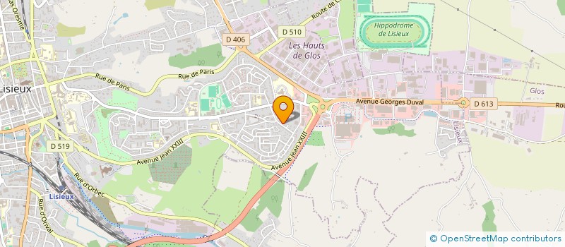 localisation de l'entreprise MADAME FLAVIE LOUIS  LA LANDE-SAINT-LEGER