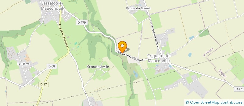 localisation de l'entreprise MADAME FLAVIE LUGAND  VINNEMERVILLE