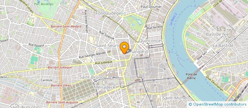 localisation de l'entreprise MADAME FLAVIE MAHIEU  BORDEAUX