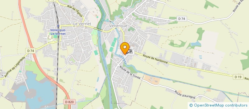 localisation de l'entreprise MADAME FLAVIE MASSE à VENERQUE