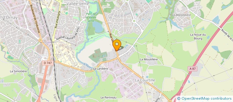 localisation de l'entreprise MADAME FLAVIE MASSONNEAU à LA ROCHE-SUR-YON