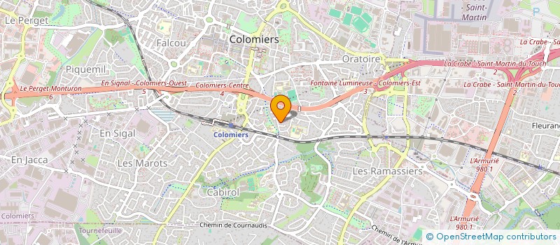 localisation de l'entreprise MADAME FLAVIE MOISY  COLOMIERS