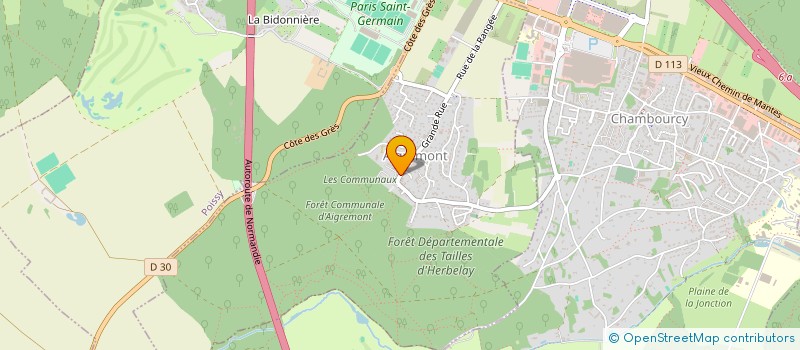 localisation de l'entreprise MADAME FLAVIE MOLINARI  AIGREMONT