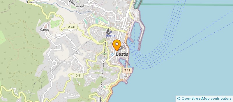 localisation de l'entreprise MADAME FLAVIE MORI à BASTIA