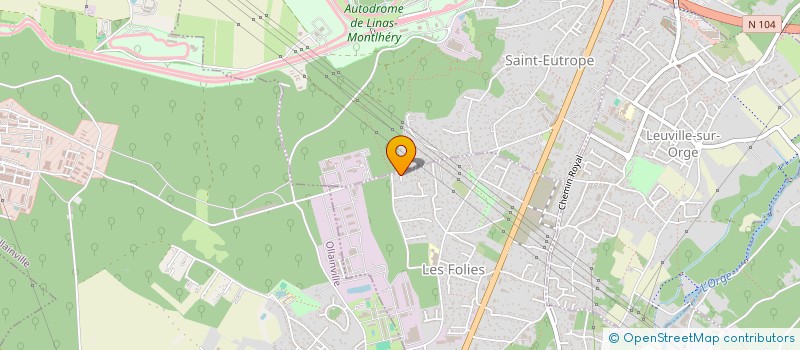 localisation de l'entreprise MADAME FLAVIE OLAGNERO à SAINT-GERMAIN-LES-ARPAJON