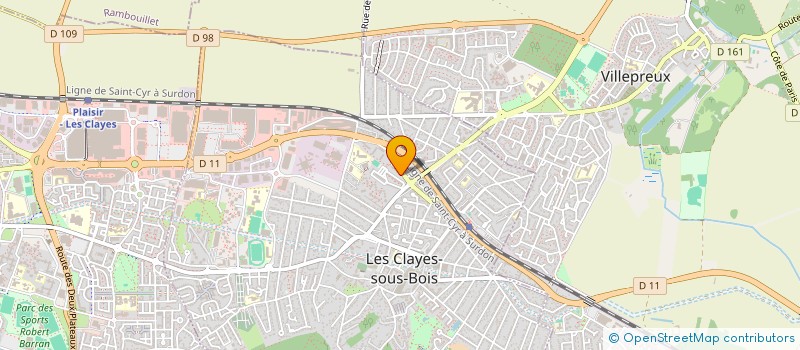 localisation de l'entreprise MADAME FLAVIE ORMAND à CLAYES-SOUS-BOIS (LES)
