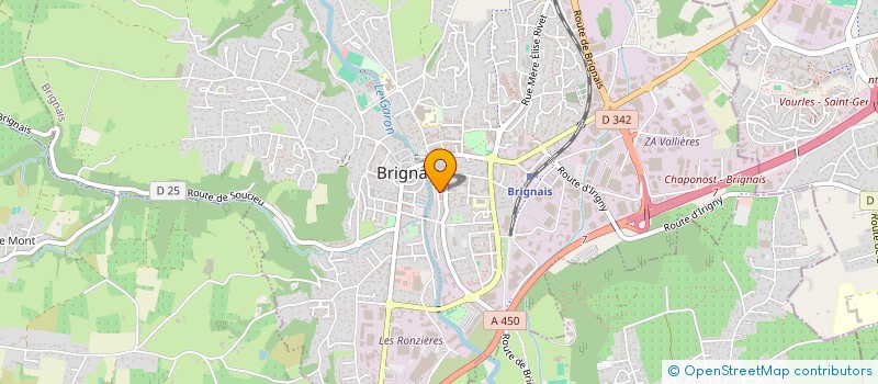 localisation de l'entreprise MADAME FLAVIE PERRIN  BRIGNAIS