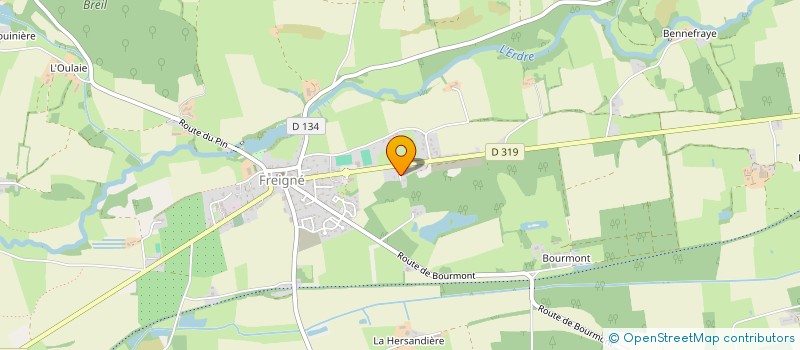 localisation de l'entreprise MADAME FLAVIE POTIRON  VALLONS-DE-L'ERDRE