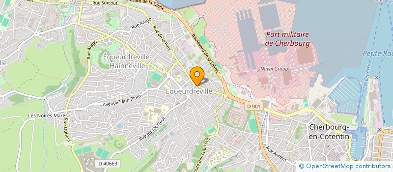 localisation de l'entreprise MADAME FLAVIE POUILLEN  CHERBOURG-EN-COTENTIN