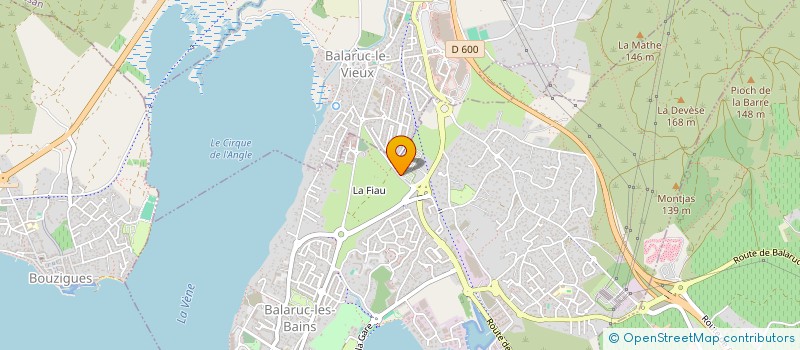 localisation de l'entreprise MADAME FLAVIE REGAL  BALARUC-LES-BAINS