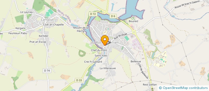 localisation de l'entreprise MADAME FLAVIE RESMOND  LA ROCHE-JAUDY