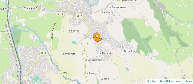 localisation de l'entreprise MADAME FLAVIE ROBERT  CHAMBUF