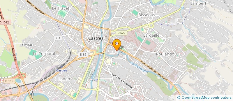 localisation de l'entreprise MADAME FLAVIE ROUANET  CASTRES