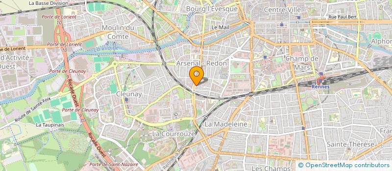 localisation de l'entreprise MADAME FLAVIE ROUGE  RENNES