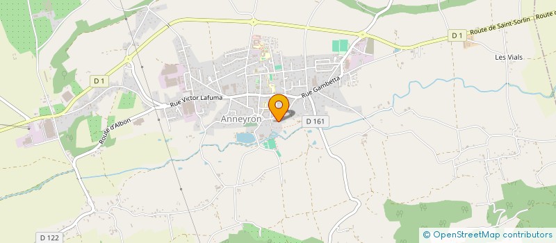 localisation de l'entreprise MADAME FLAVIE ROUX à ANNEYRON