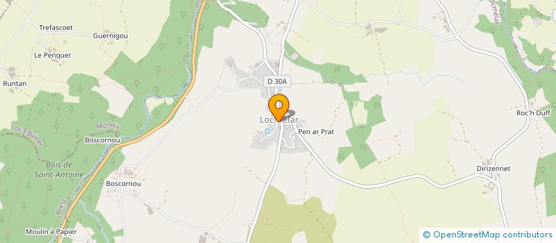 localisation de l'entreprise MADAME FLAVIE ROVERE  LOCMELAR