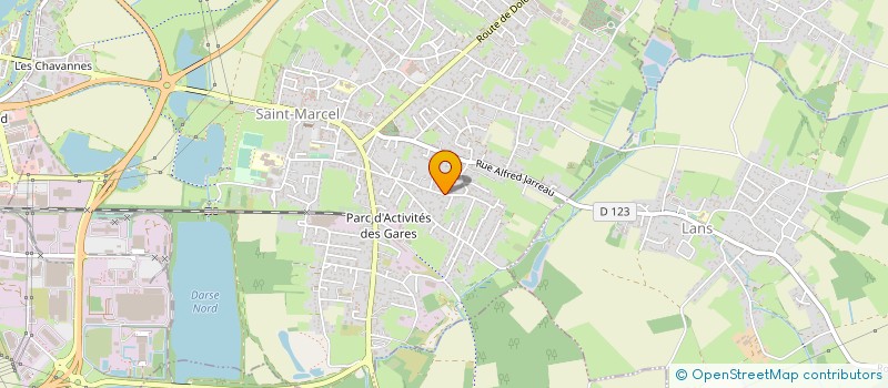 localisation de l'entreprise MADAME FLAVIE ROZAND  SAINT-MARCEL