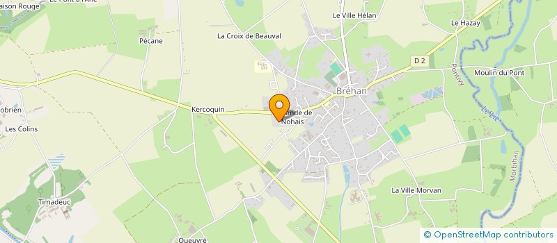 localisation de l'entreprise MADAME FLAVIE RUAL  BREHAN