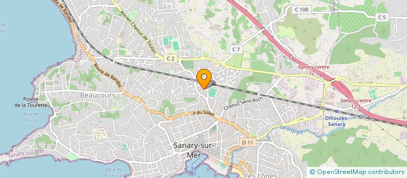 localisation de l'entreprise MADAME FLAVIE SALINE  SANARY-SUR-MER