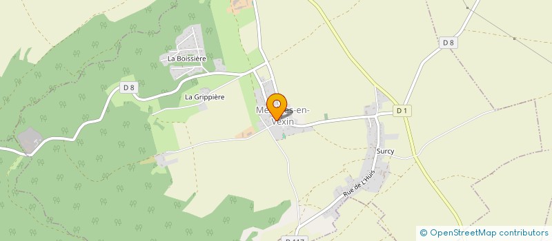 localisation de l'entreprise MADAME FLAVIE SAUGER à MEZIERES-EN-VEXIN