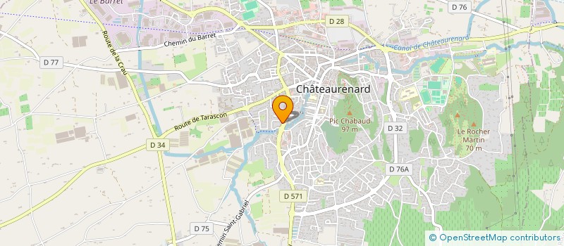 localisation de l'entreprise MADAME FLAVIE SERRE à CHATEAURENARD