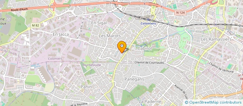 localisation de l'entreprise MADAME FLAVIE SPIEGEL à COLOMIERS