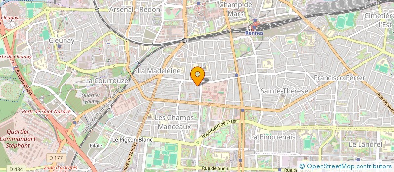 localisation de l'entreprise MADAME FLAVIE TERTRAIS  RENNES