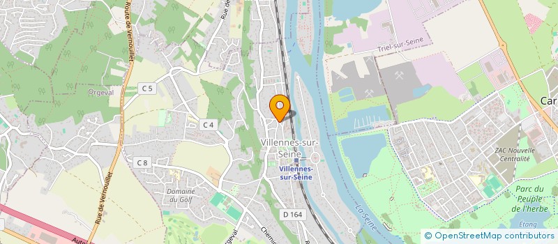 localisation de l'entreprise MADAME FLAVIE TIXIER-VIGNANCOUR à VILLENNES-SUR-SEINE