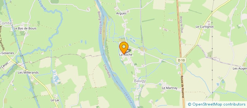 localisation de l'entreprise MADAME FLAVIE TRIOMPHE  BAUGY