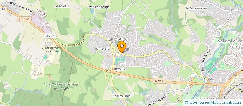localisation de l'entreprise MADAME FLAVIE VIDAL à LIMOGES