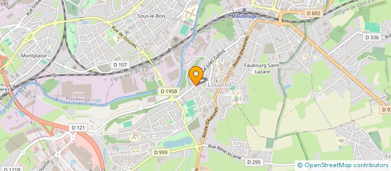 localisation de l'entreprise MADAME FLAVIEN BASCOUL  LOUVROIL