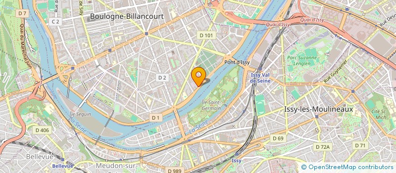 localisation de l'entreprise MADAME FLAVIENNE JOVIEN  BOULOGNE-BILLANCOURT