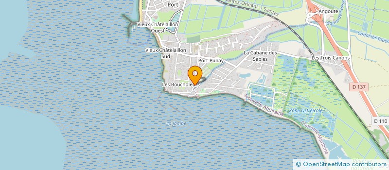 localisation de l'entreprise MADAME FLAVIENNE TINGAUD à CHATELAILLON-PLAGE