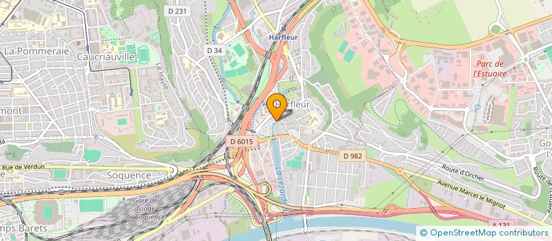 localisation de l'entreprise MADAME FLAVINE COROND  HARFLEUR