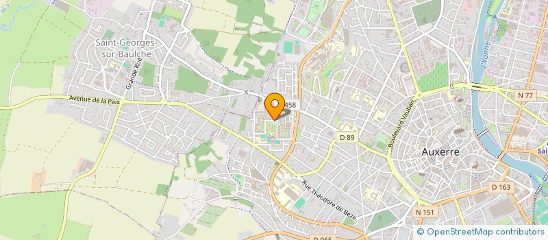 localisation de l'entreprise MADAME FLAVY LAUMOND à AUXERRE