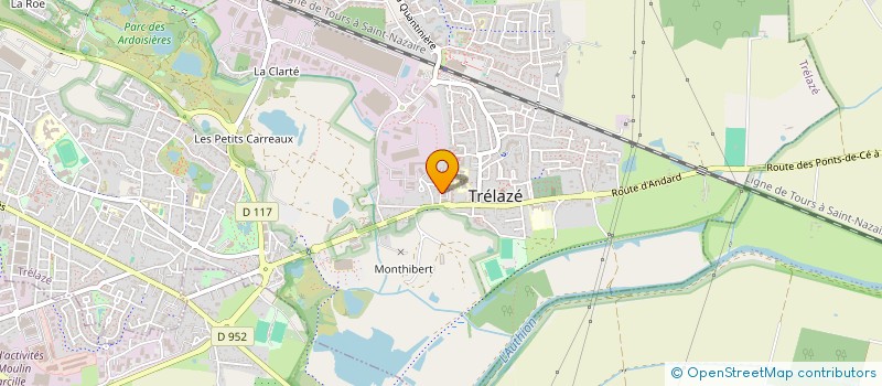 localisation de l'entreprise MADAME FLAVY METAIS  TRELAZE