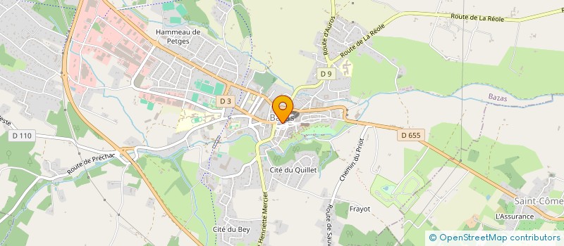 localisation de l'entreprise MADAME FLAVY MOREAU  BAZAS