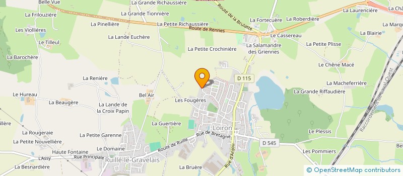 localisation de l'entreprise MADAME FLAVY VERGER à LOIRON-RUILLE